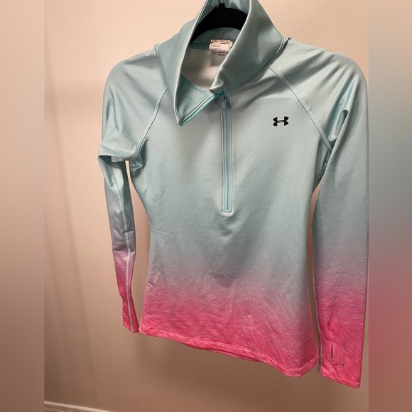 Under Armour Quarter Zip Ombré Longsleeve - Picture 3 of 5